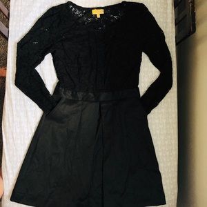 Princess Vera Wang Jr black long sleeve dress 9